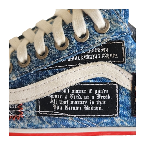 Vans X Cobra Kai Old Skool Eagle Fang Karate Kid Shoes Unisex Sz 6.5M/ 8W - Picture 6 of 16